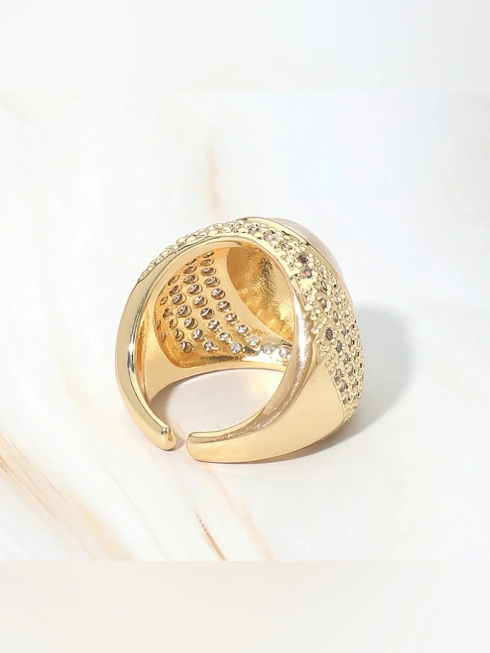 Pearl Dome Ring - Women Jewelry